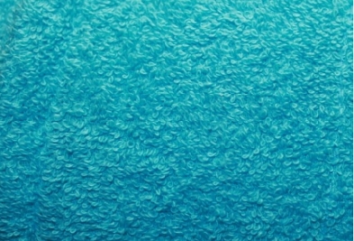 синие махровое полотно